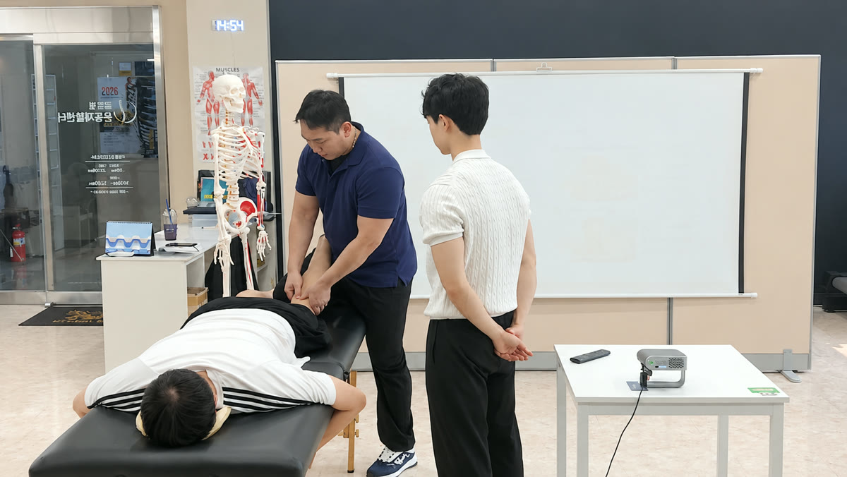 강사 시범
